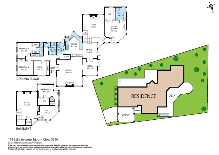 Floorplan of Homely house listing, 114 Lylia Avenue, Mount Clear VIC 3350