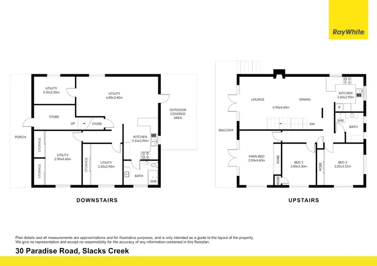 Floorplan of Homely house listing, 30-32 Paradise Road, Slacks Creek QLD 4127