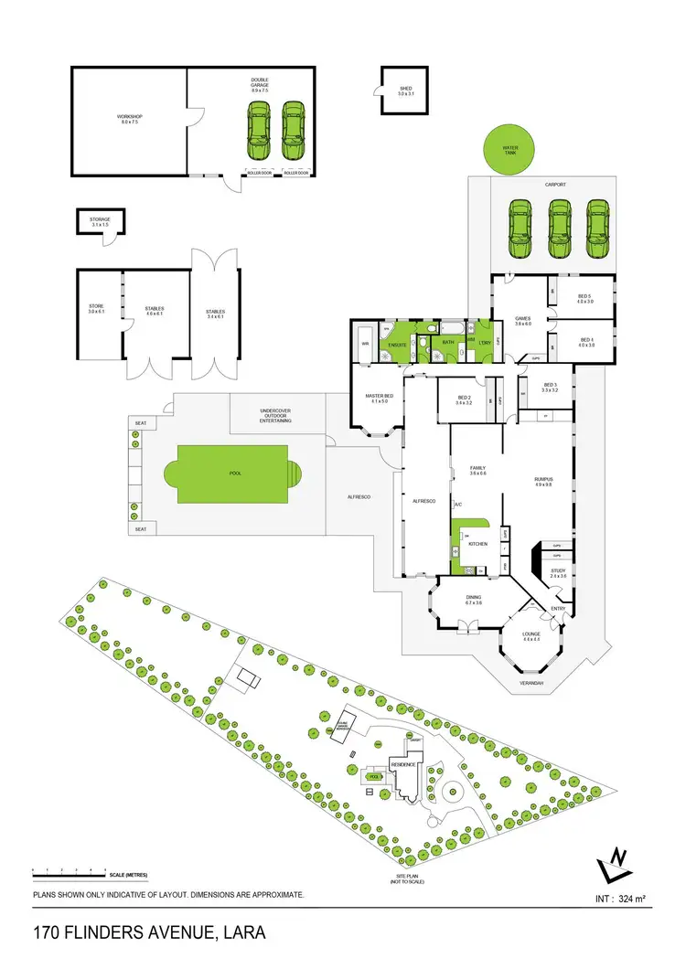 Floorplan of Homely house listing, 170 Flinders Ave, Lara VIC 3212
