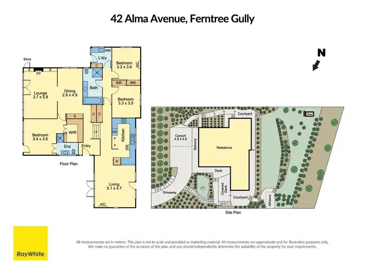 Floorplan of Homely house listing, 42 Alma Avenue, Ferntree Gully VIC 3156