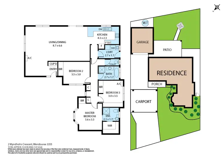 Floorplan of Homely house listing, 2 Wyndholm Crescent, Wendouree VIC 3355