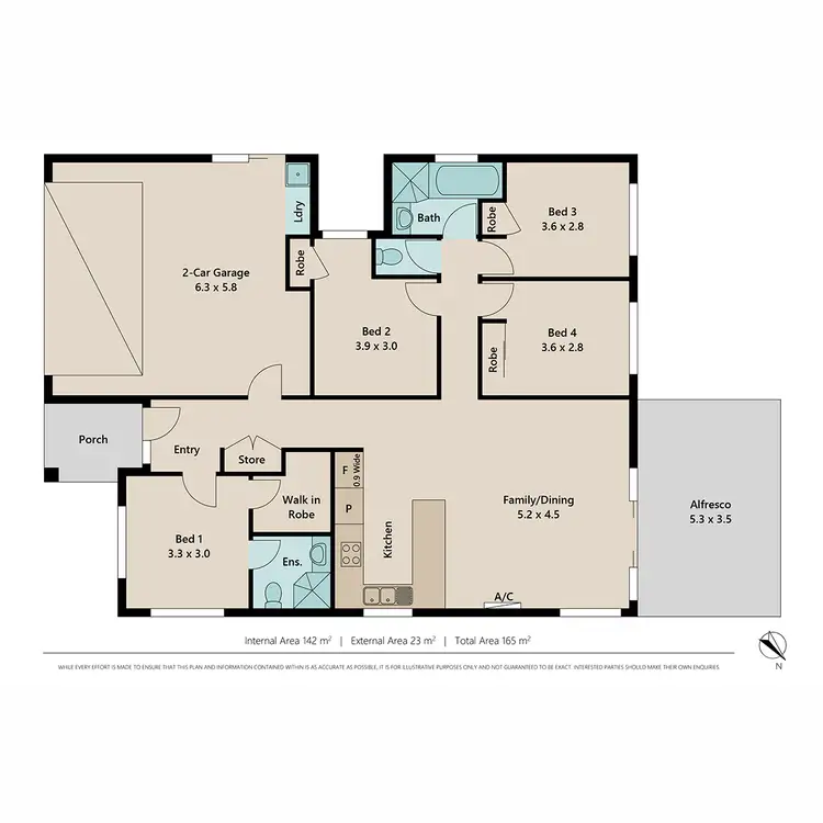 Floorplan of Homely house listing, 126 Fourth Avenue, Marsden QLD 4132