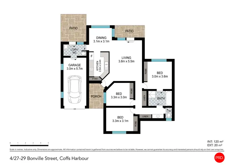 Floorplan of Homely unit listing, 4/27-29 Bonville Street, Coffs Harbour NSW 2450