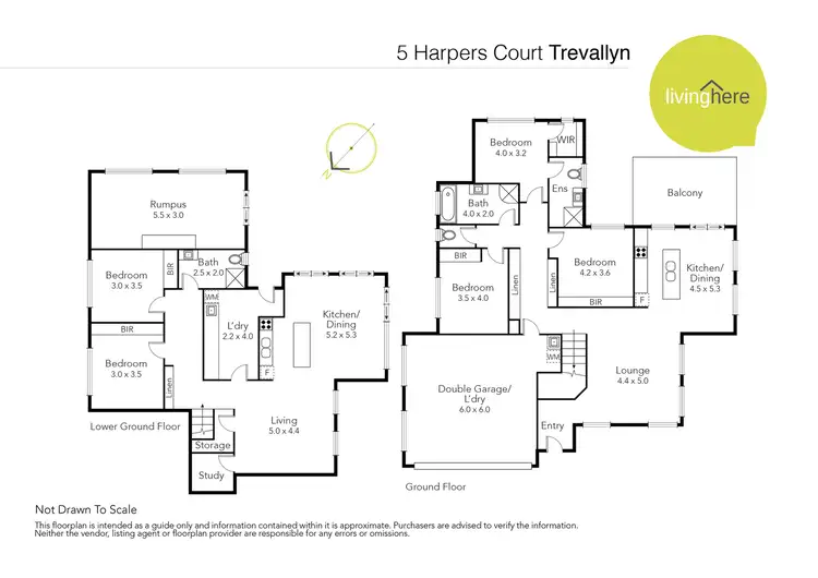 Floorplan of Homely house listing, 5 Harpers Court, Trevallyn TAS 7250