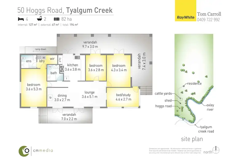 Floorplan of Homely rural property listing, 50 hoggs road, Tyalgum Creek NSW 2484