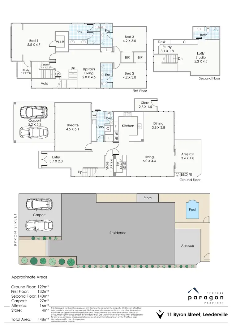 Floorplan of Homely house listing, 11 Byron St, Leederville WA 6007