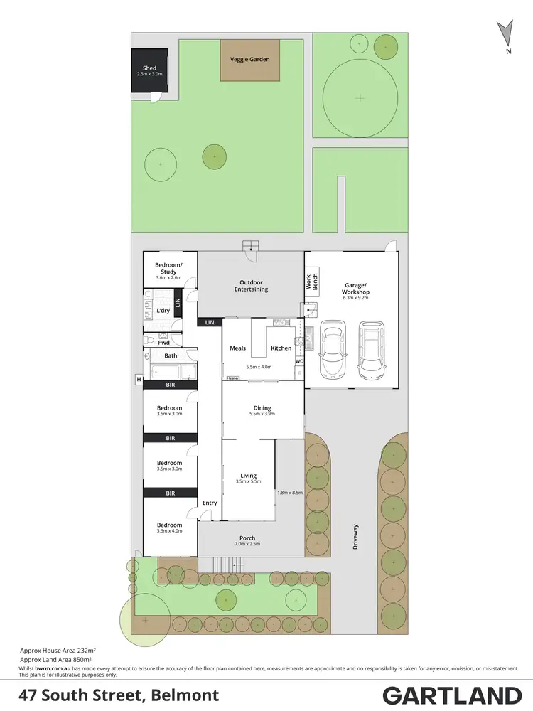 Floorplan of Homely house listing, 47 South Street, Belmont VIC 3216