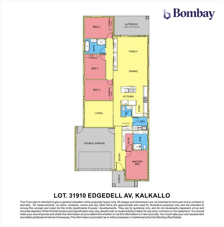 Floorplan of Homely house listing, Lot/31910 Edgedell Avenue, Kalkallo VIC 3064
