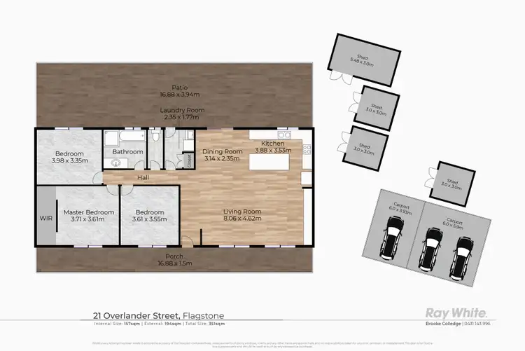 Floorplan of Homely house listing, 21 Overlander Court, Flagstone QLD 4280