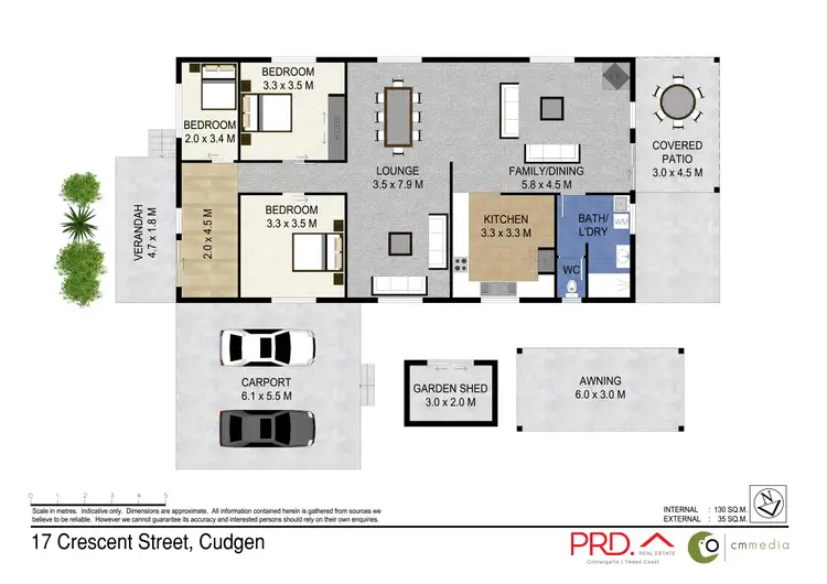 Floorplan of Homely house listing, 17 Crescent Street, Cudgen NSW 2487