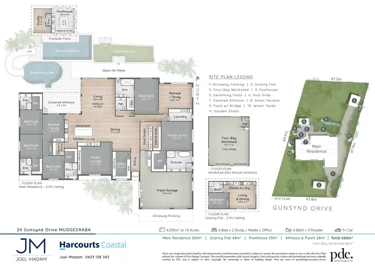 Floorplan of Homely house listing, 24 Gunsynd Drive, Mudgeeraba QLD 4213