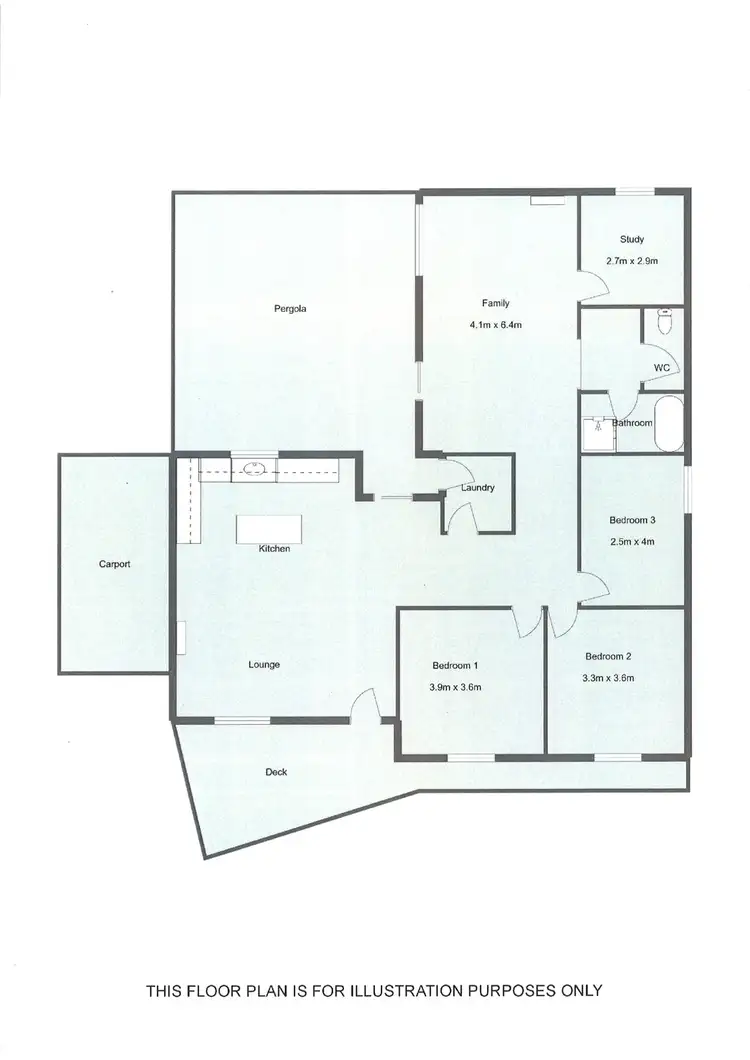 Floorplan of Homely house listing, 44 MEMORIAL DRIVE, Naracoorte SA 5271