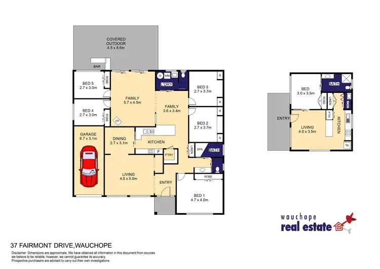 Floorplan of Homely house listing, 37 Fairmont Drive, Wauchope NSW 2446