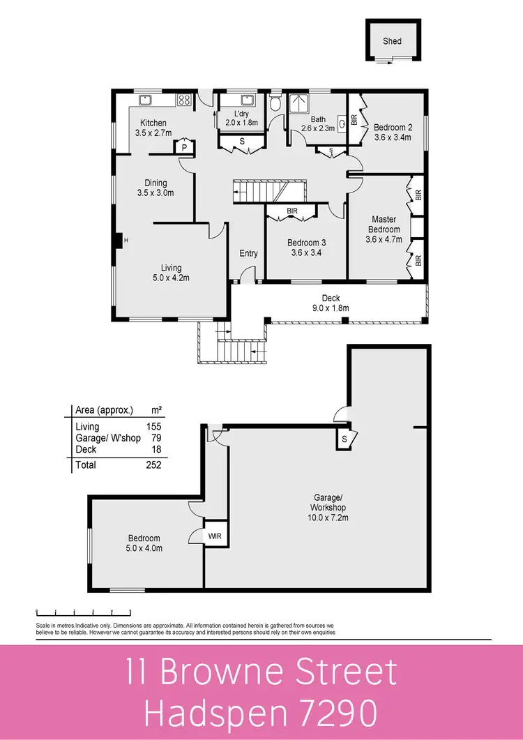 Floorplan of Homely house listing, 11 Browne Street, Hadspen TAS 7290