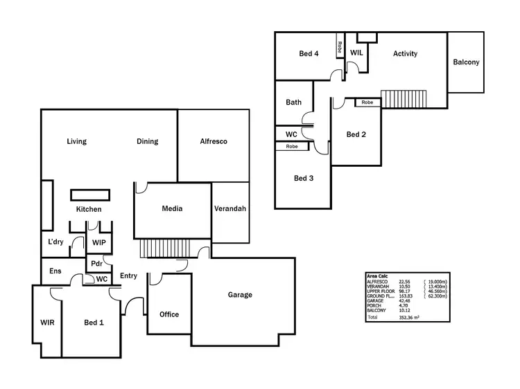 Floorplan of Homely house listing, 14A Richardson Road, Coogee WA 6166