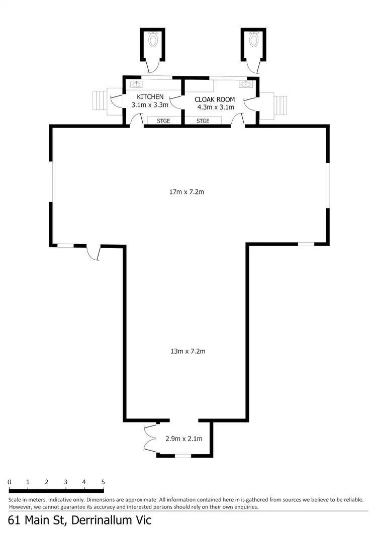 Floorplan of Homely other listing, 61 Main Street, Derrinallum VIC 3325
