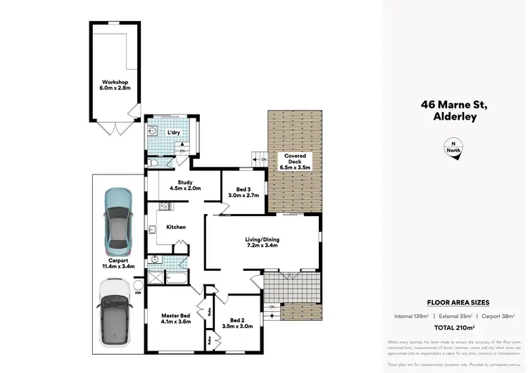 Floorplan of Homely house listing, 46 Marne Street, Alderley QLD 4051