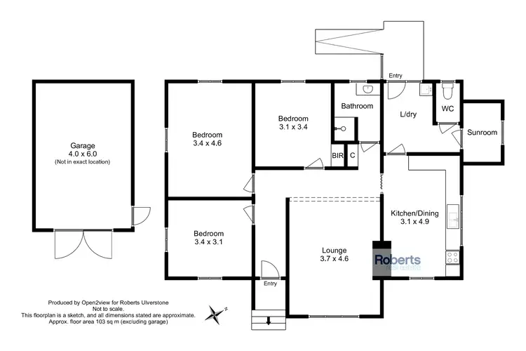 Floorplan of Homely house listing, 9 Ashwater Crescent, Penguin TAS 7316