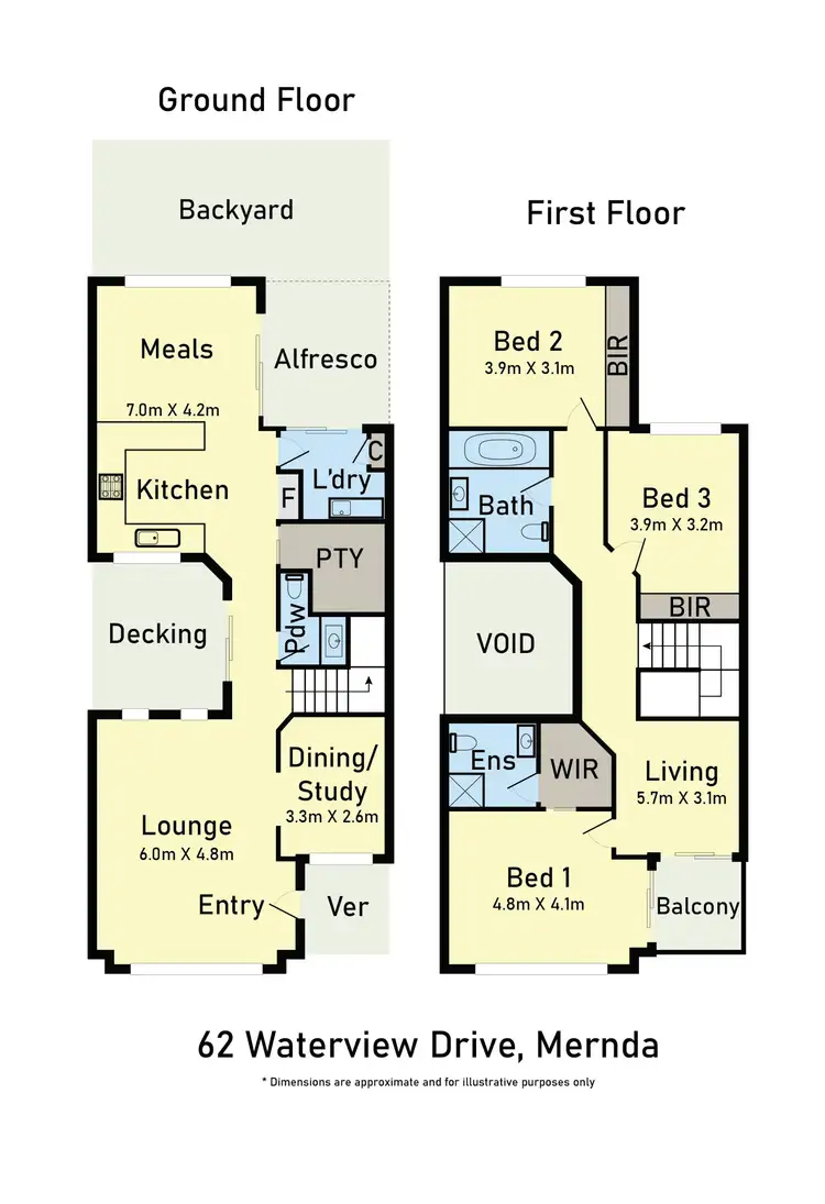 Floorplan of Homely house listing, 62 Waterview Drive, Mernda VIC 3754