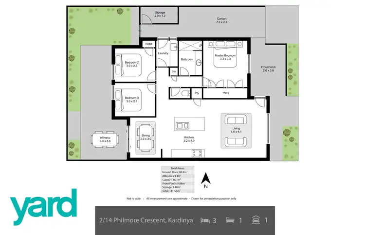 Floorplan of Homely house listing, 2/14 Philmore Crescent, Kardinya WA 6163