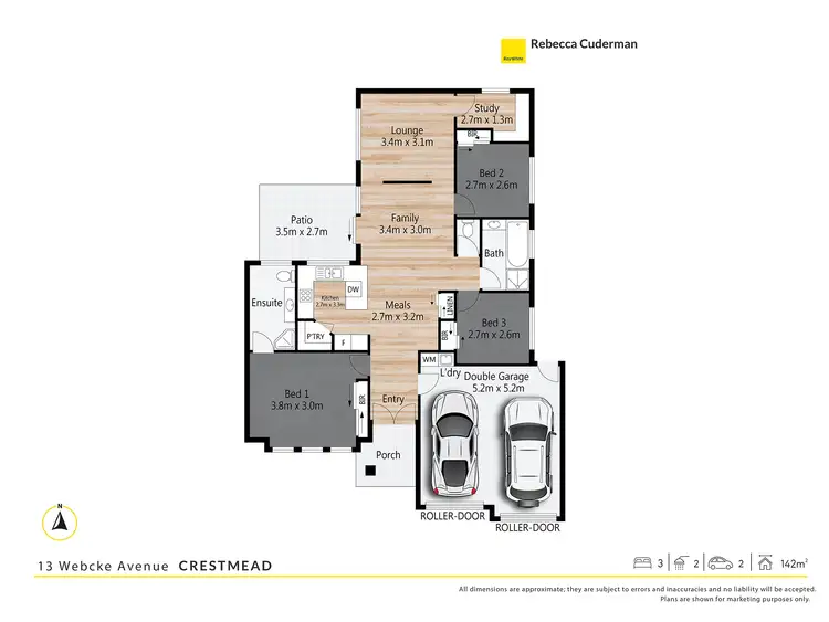 Floorplan of Homely house listing, 13 Webcke Avenue, Crestmead QLD 4132