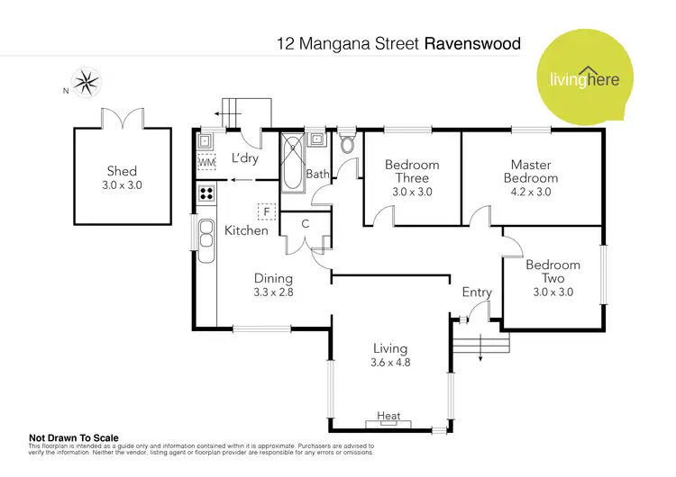 Floorplan of Homely house listing, 12 Mangana Street, Ravenswood TAS 7250