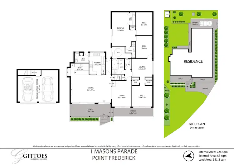 Floorplan of Homely house listing, 1 Masons Parade, Point Frederick NSW 2250