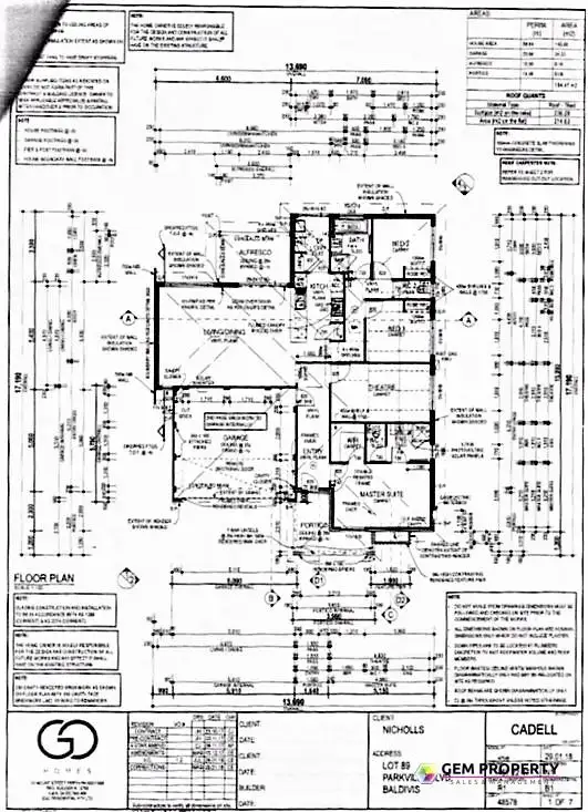 Floorplan of Homely house listing, 28 Parkville Boulevard, Baldivis WA 6171