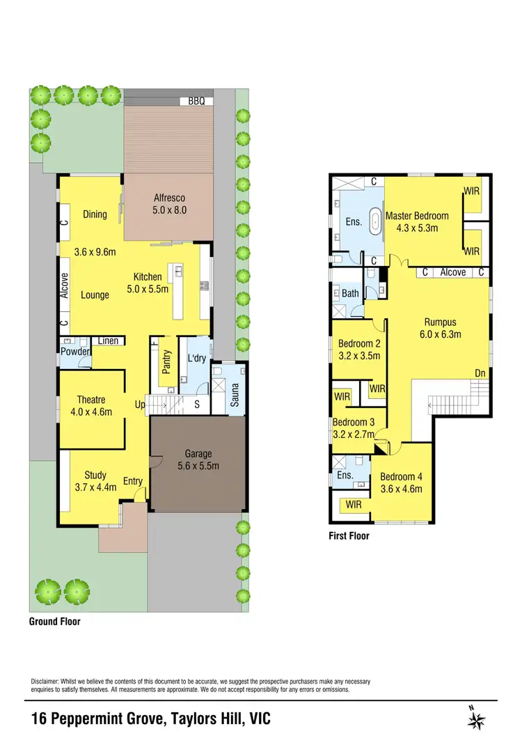 Floorplan of Homely house listing, 16 Peppermint Grove, Taylors Hill VIC 3037