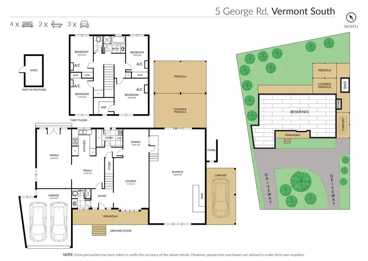 Floorplan of Homely house listing, 5 George Road, Vermont South VIC 3133