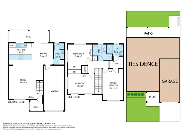 Floorplan of Homely unit listing, 74/1-19 Burnda Street, Kirwan QLD 4817