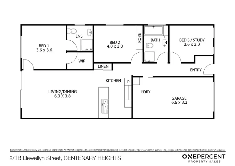 Floorplan of Homely house listing, 2/1B Llewellyn Street, Centenary Heights QLD 4350