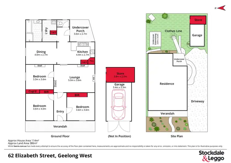 Floorplan of Homely house listing, 62 Elizabeth Street, Geelong West VIC 3218