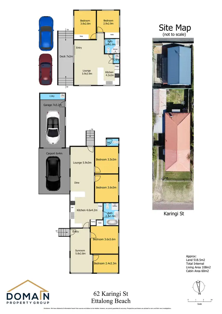 Floorplan of Homely house listing, 62 Karingi Street, Ettalong Beach NSW 2257