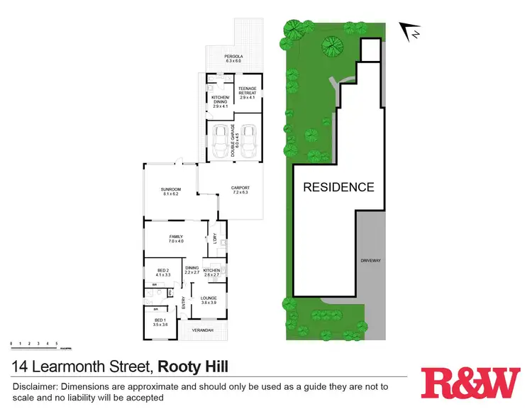 Floorplan of Homely house listing, 14 Learmonth Street, Rooty Hill NSW 2766