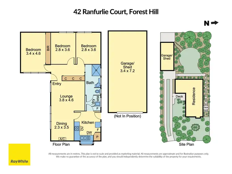 Floorplan of Homely house listing, 42 Ranfurlie Court, Forest Hill VIC 3131
