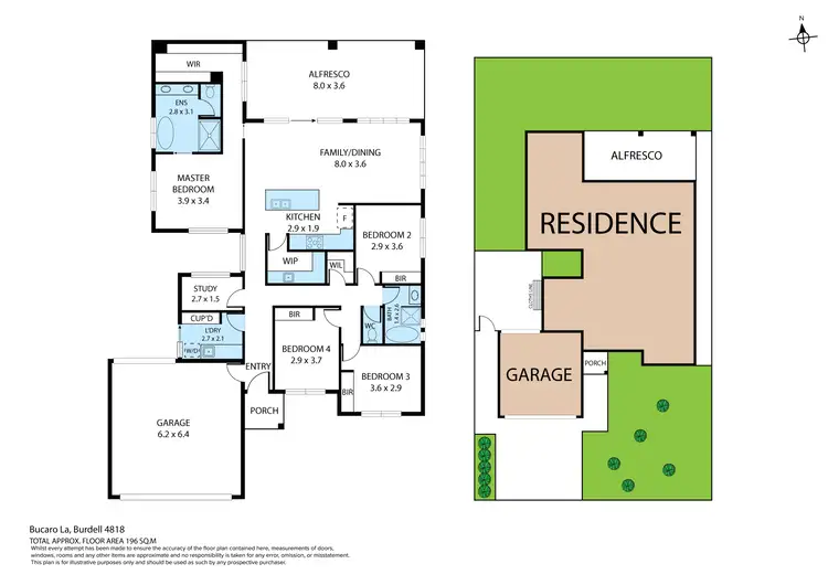 Floorplan of Homely house listing, 13 Bucaro Lane, Burdell QLD 4818