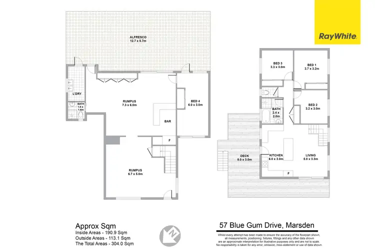 Floorplan of Homely house listing, 57 Bluegum Drive, Marsden QLD 4132