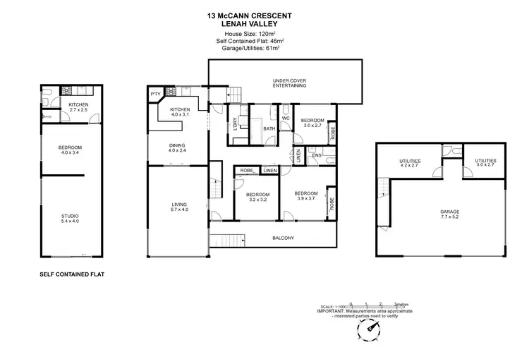 Floorplan of Homely house listing, 13 McCann Crescent, Lenah Valley TAS 7008