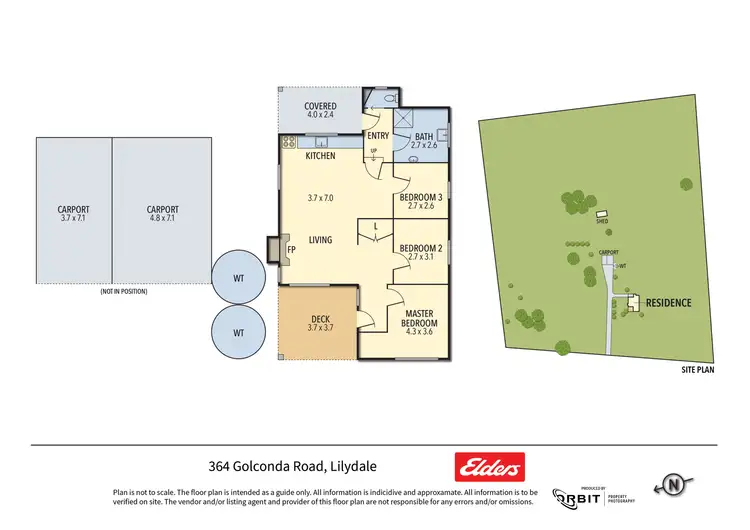Floorplan of Homely house listing, 364 Golconda Road, Lilydale TAS 7268