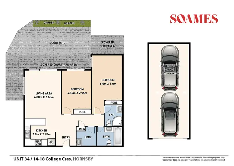 Floorplan of Homely unit listing, 34/14-18 College Crescent, Hornsby NSW 2077