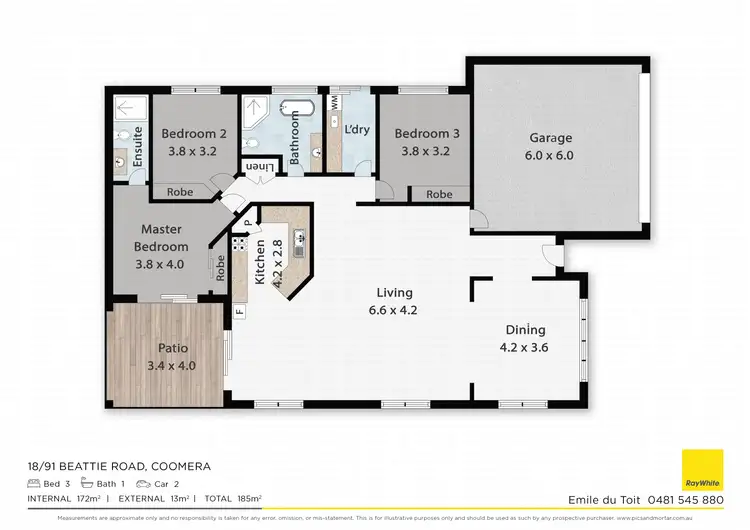 Floorplan of Homely villa listing, 18/91 Beattie Road, Coomera QLD 4209