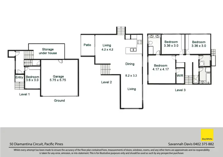 Floorplan of Homely house listing, 50 Diamantina Circuit, Pacific Pines QLD 4211