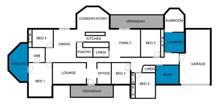 Floorplan of Homely house listing, 36 Hills Street, Young NSW 2594
