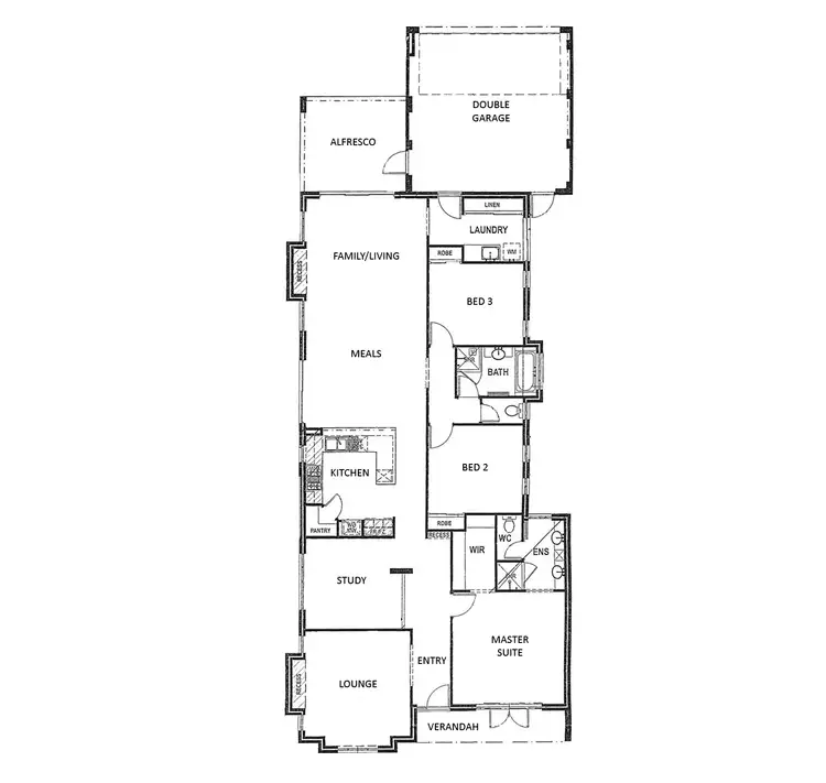 Floorplan of Homely house listing, 5 Truman Lane, Piara Waters WA 6112