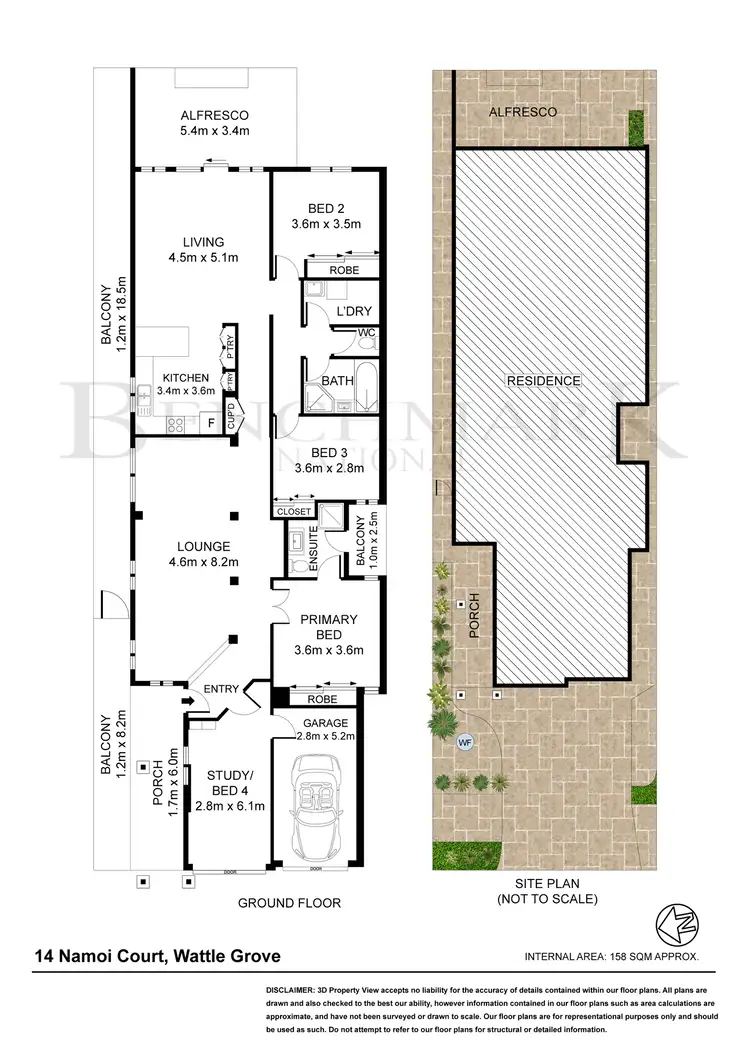 Floorplan of Homely house listing, 14 Namoi Court, Wattle Grove NSW 2173