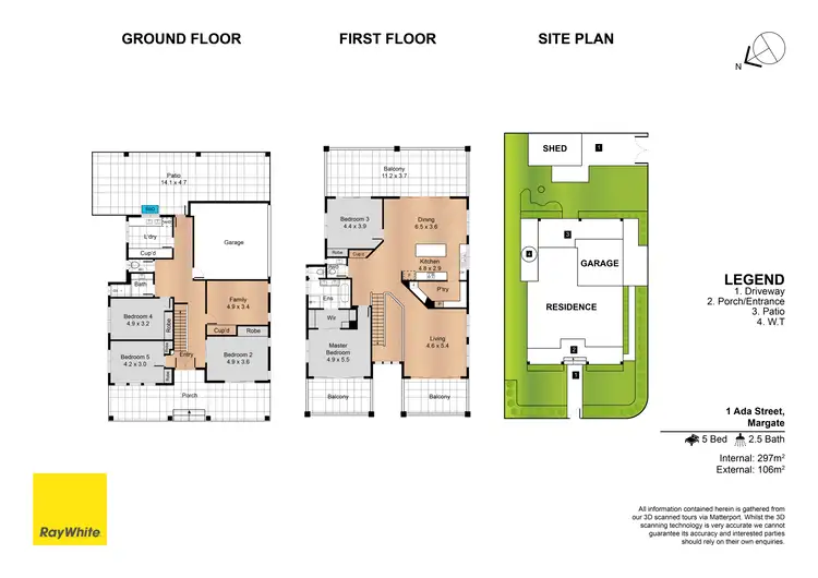 Floorplan of Homely house listing, 1 Ada Street, Margate QLD 4019