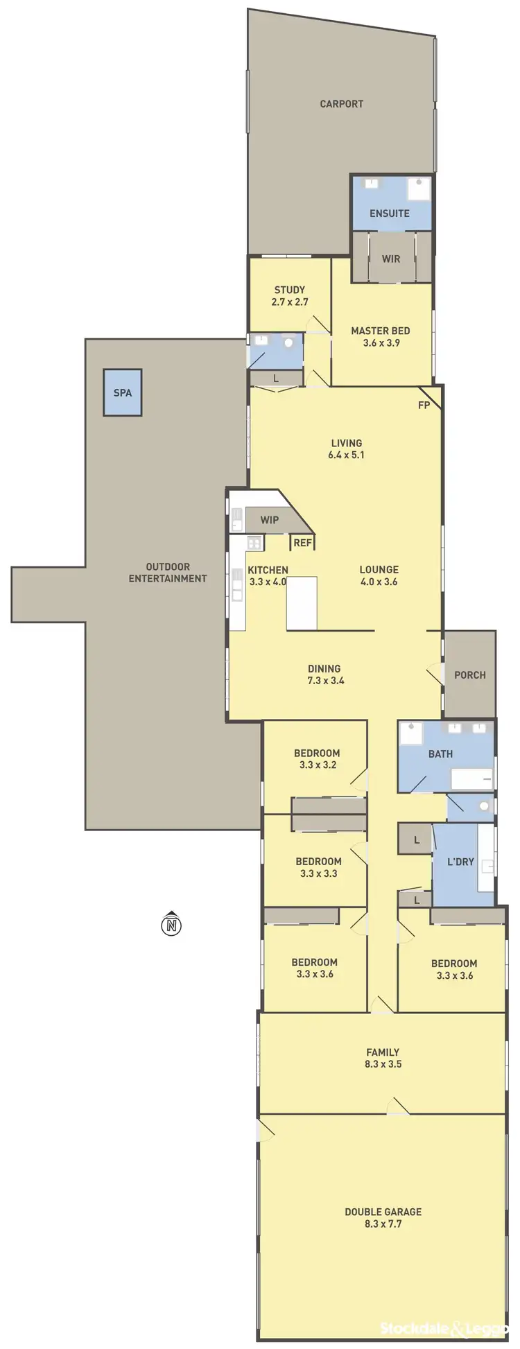 Floorplan of Homely house listing, 7 McNab Way, Greenvale VIC 3059