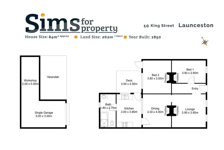 Floorplan of Homely house listing, 10 King Street, Launceston TAS 7250