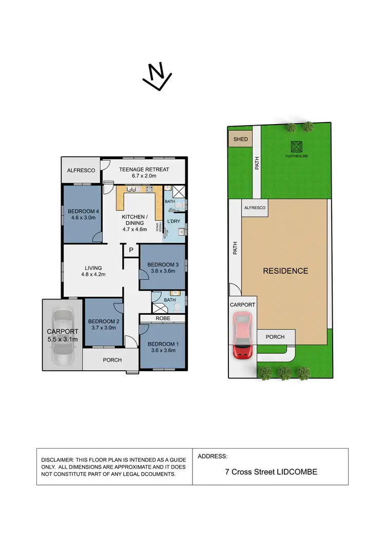 Floorplan of Homely house listing, 7 Cross Street, Lidcombe NSW 2141
